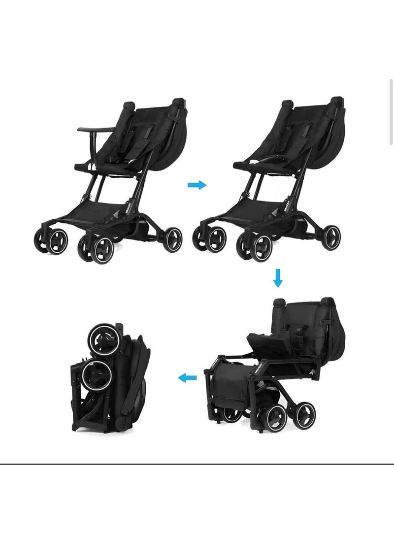 امبريلا عربيه اطفال امبريلا بوكيت خفيفه الوزن عاليه الجودة لون ( اسود) - Image 4